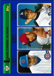 Albert Pujols / Sammy Sosa / Shawn Green