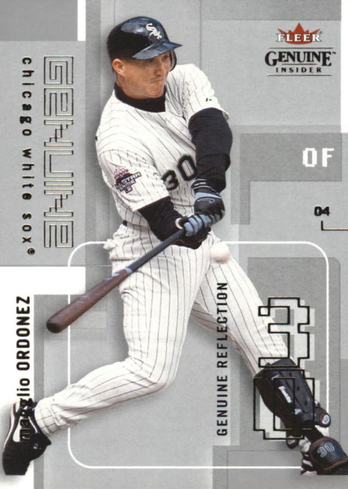 Magglio Ordonez #47 2004 Fleer Genuine Insider Baseball