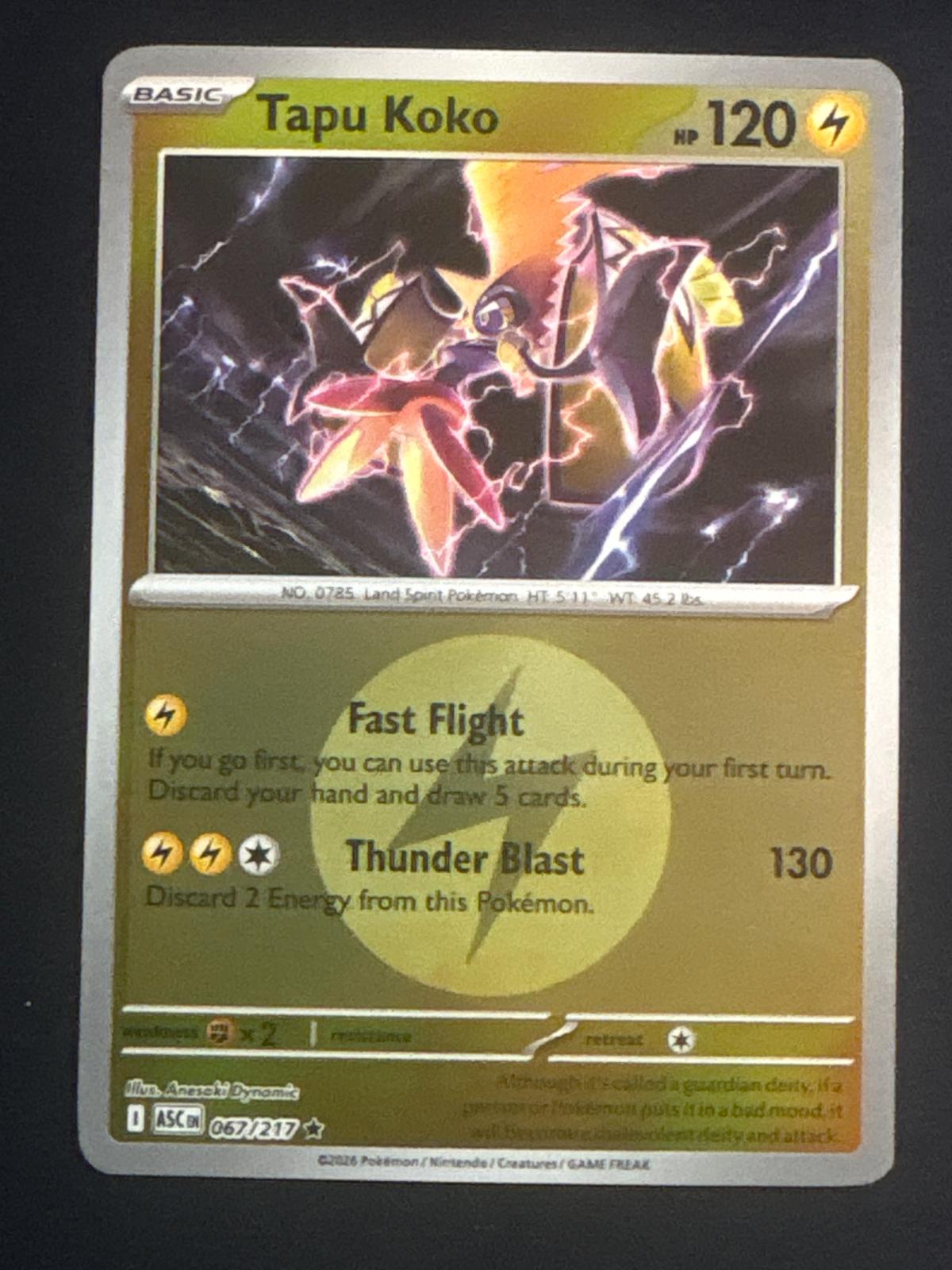 Tapu Koko [Energy] #67 Prices | Pokemon Ascended Heroes | Pokemon