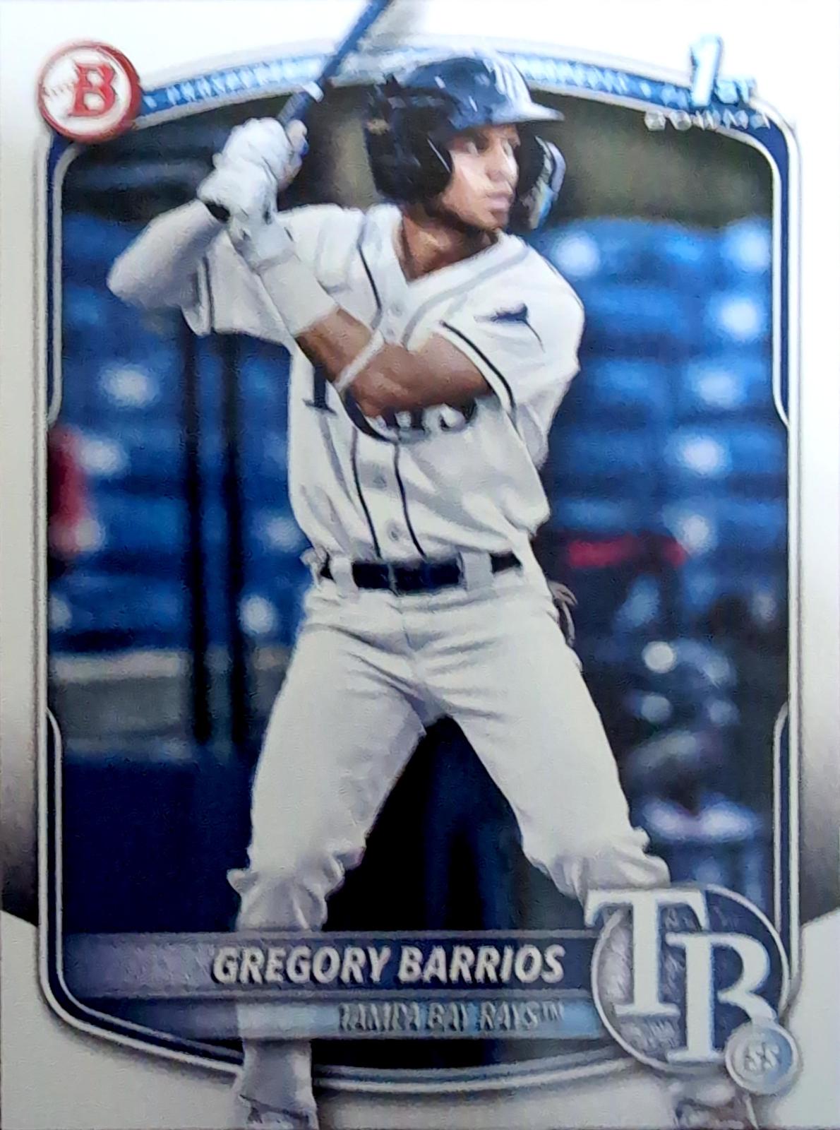 Gregory Barrios #BP-7 Baseball Cards 2025 Bowman Prospects