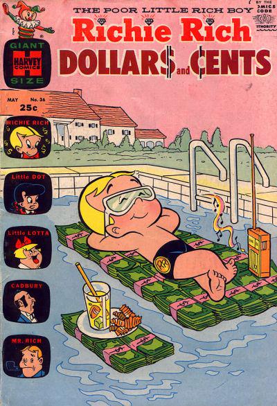 Richie Rich Dollars and Cents #36 (1970) Comic Books Richie Rich Dollars and Cents