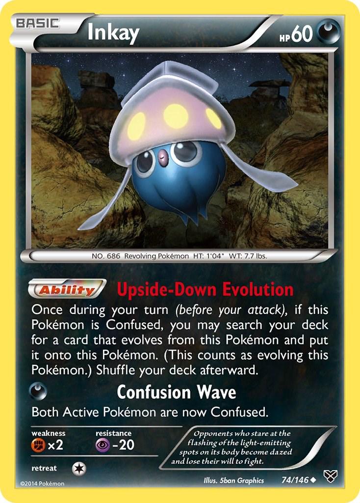 Inkay #74 Pokemon XY