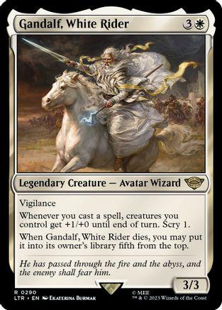 Gandalf, White Rider #290 Magic Lord of the Rings