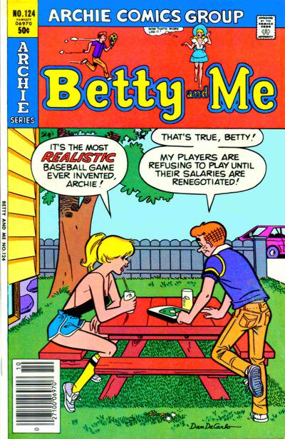 Betty and Me #124 (1981) Comic Books Betty and Me