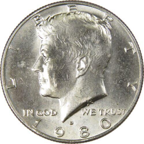 1980 D Coins Kennedy Half Dollar