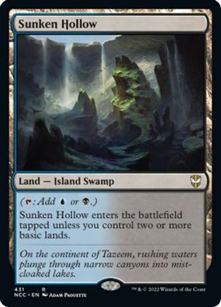 Sunken Hollow #431 Magic New Capenna Commander