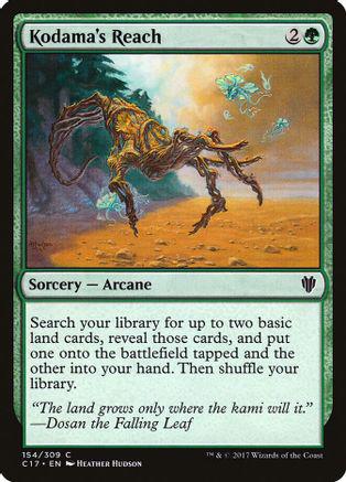 Kodama's Reach Magic Commander 2017
