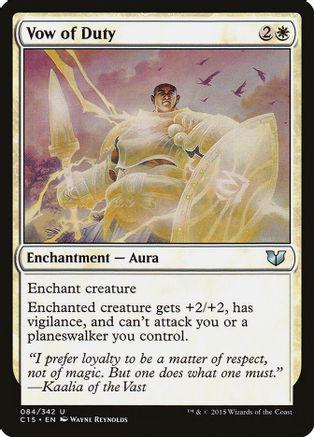 Vow of Duty Magic Commander 2015