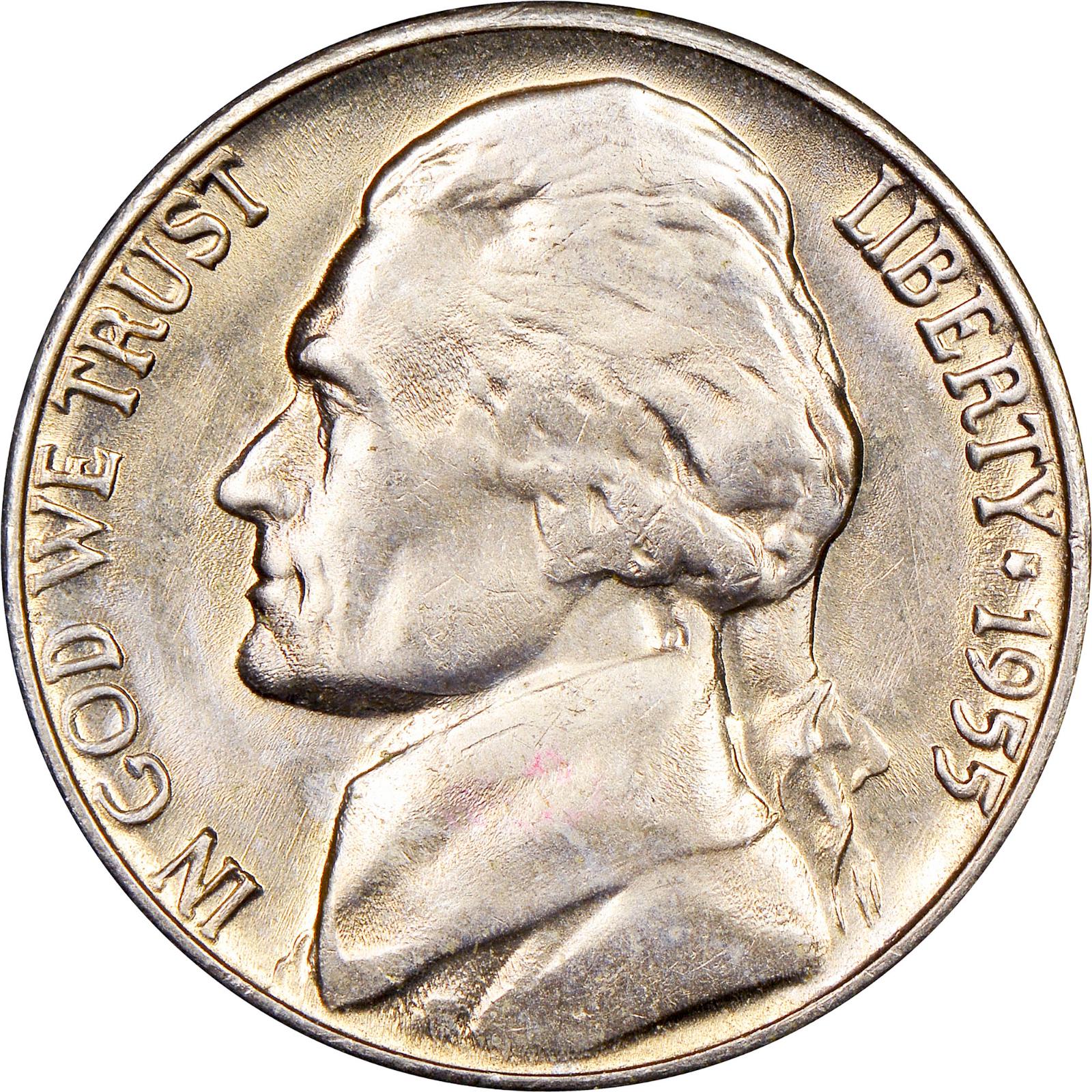 1955 D/S Coins Jefferson Nickel