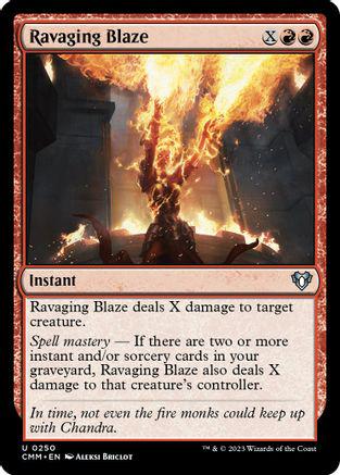 Ravaging Blaze #250 Magic Commander Masters