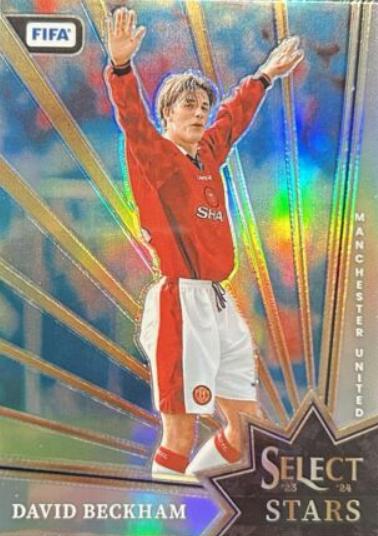 David Beckham #25 Soccer Cards 2023 Panini Select FIFA Stars