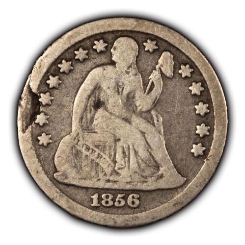 1856 O Coins Seated Liberty Dime