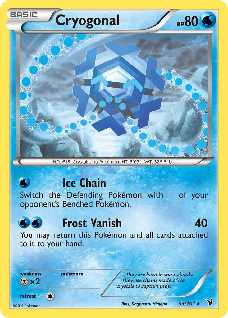 Cryogonal #33 Pokemon Noble Victories
