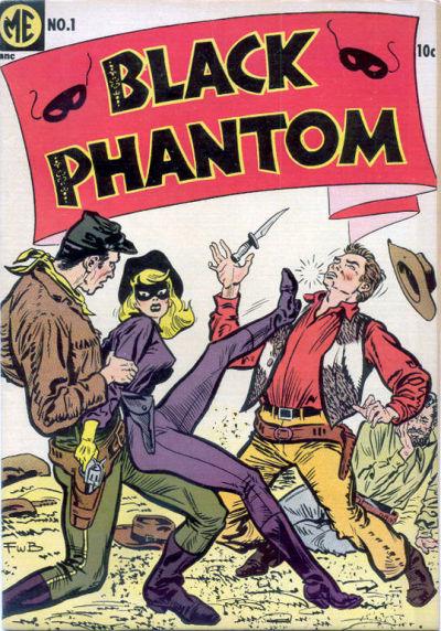 Black Phantom #1 (1954) Comic Books Black Phantom