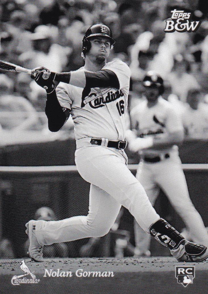 Nolan Gorman #41 2023 Topps Black & White Baseball