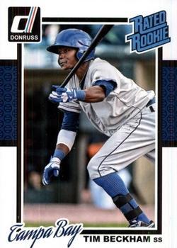 Tim Beckham #40 Baseball Cards 2014 Donruss