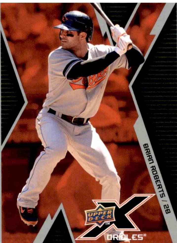 Brian Roberts #7 Baseball Cards 2009 Upper Deck X