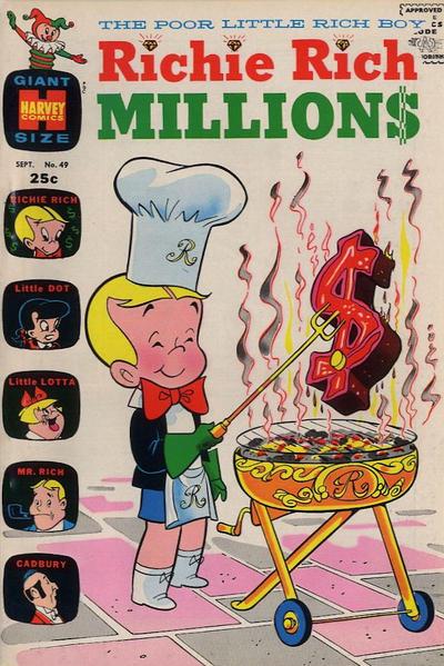 Richie Rich Millions #49 (1971) Comic Books Richie Rich Millions