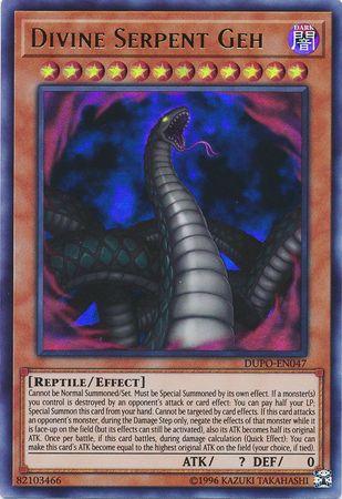 Divine Serpent Geh DUPO-EN047 YuGiOh Duel Power