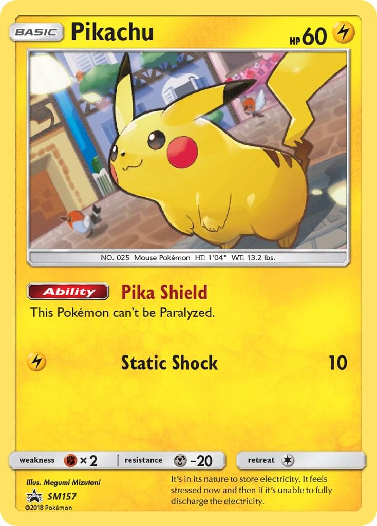 Pikachu #SM157 Pokemon Promo
