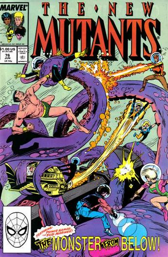 New Mutants #76 (1989) Cover Art