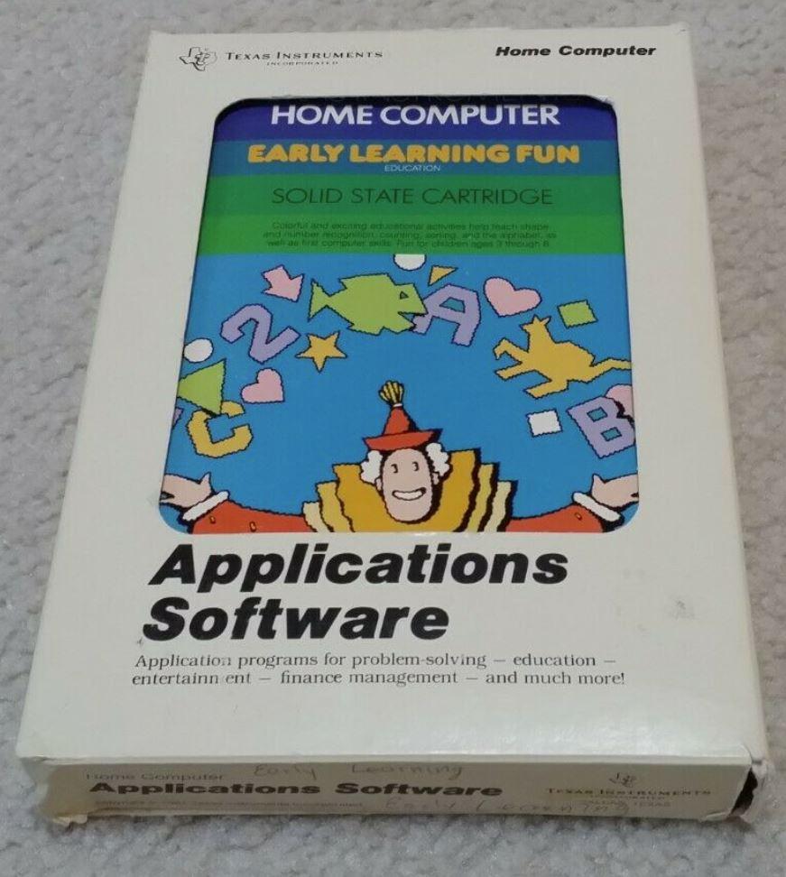 Early Learning Fun TI-99