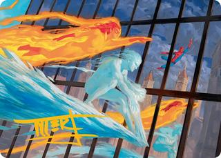 Iceman and Firestar