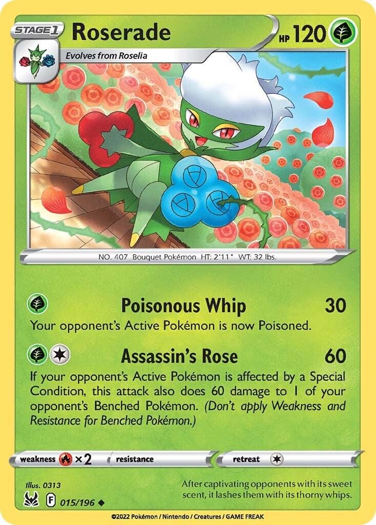 Roserade #15 Pokemon Lost Origin