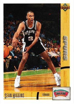 Sean Higgins #25 Basketball Cards 1991 Upper Deck