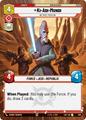 Ki-Adi-Mundi - We Must Push On [Hyperspace Foil] | Star Wars Unlimited: Legends of the Force