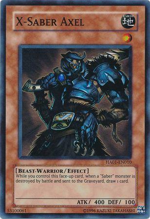 X-Saber Axel HA01-EN010 YuGiOh Hidden Arsenal