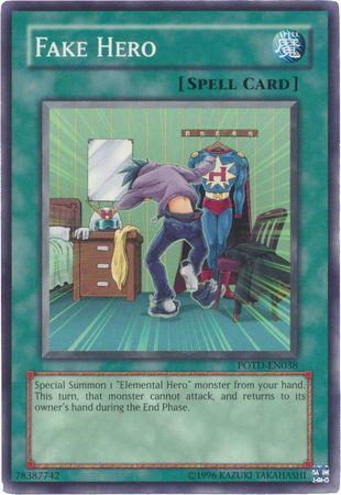Fake Hero POTD-EN038 YuGiOh Power of the Duelist