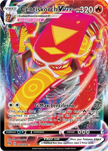 Centiskorch VMAX #34 Cover Art