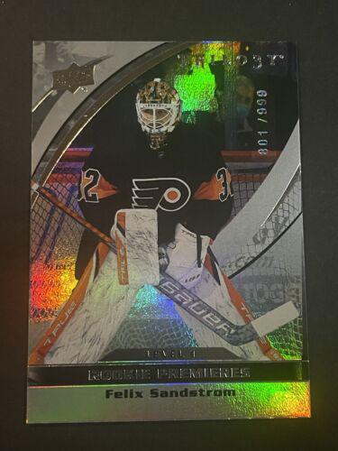 Felix Sandstrom #20 Hockey Cards 2021 Upper Deck Trilogy