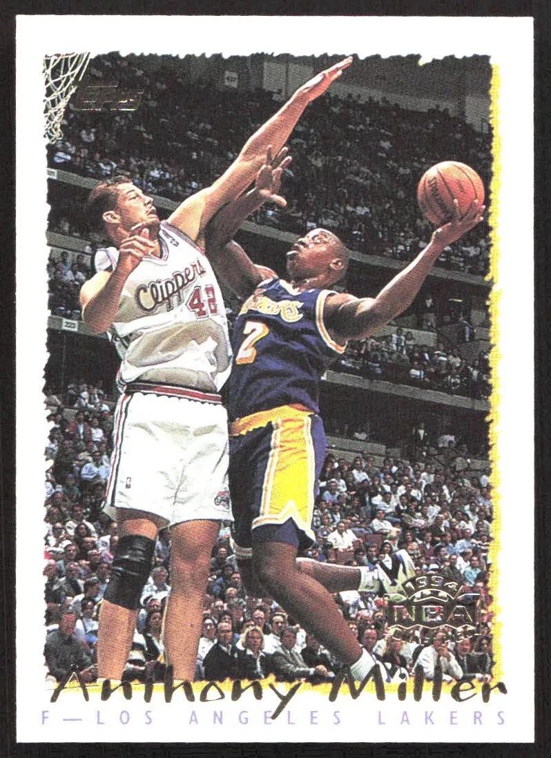 Anthony Miller #351 Basketball Cards 1994 Topps