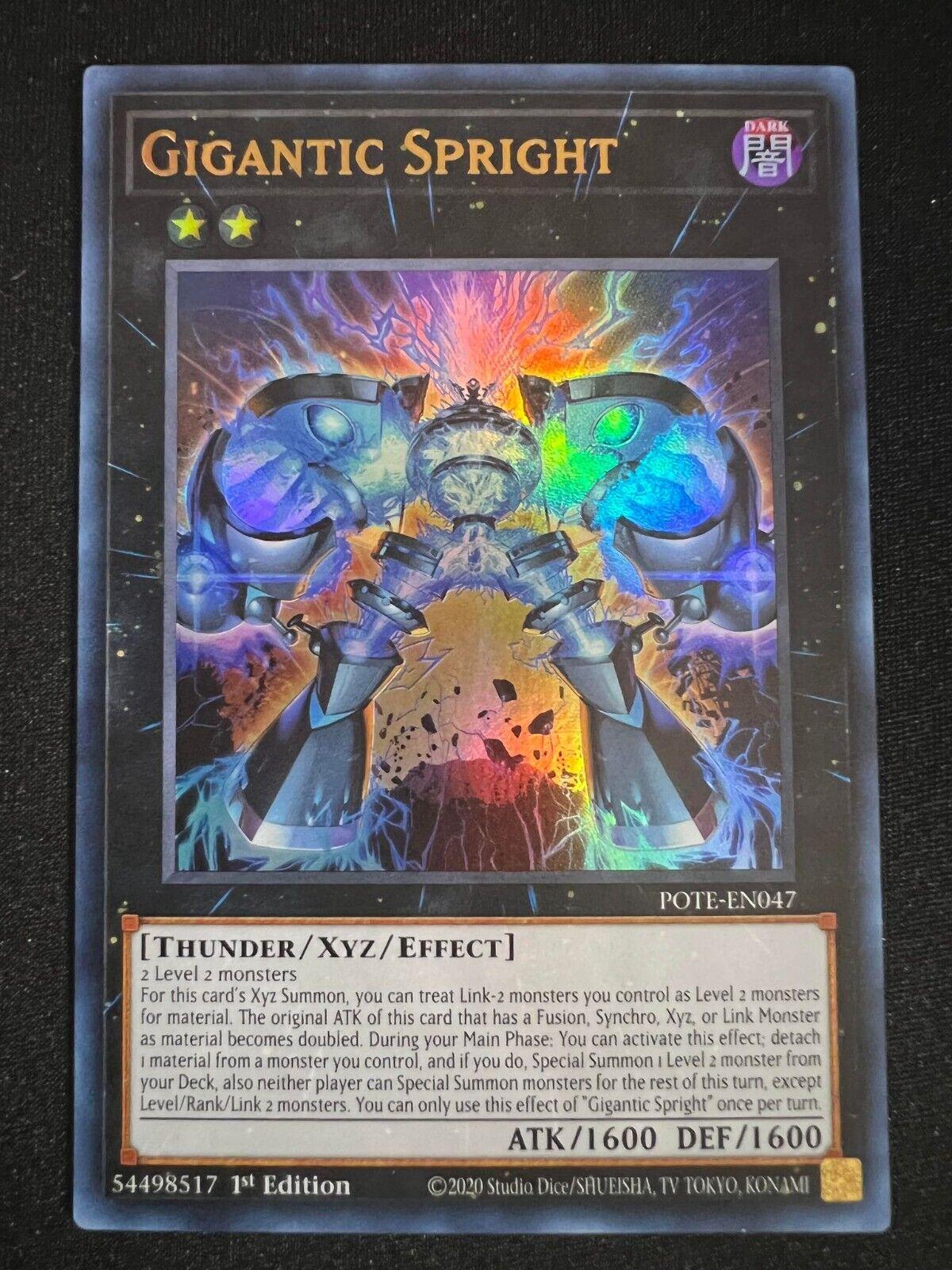 Gigantic Spright POTE-EN047 YuGiOh Power Of The Elements