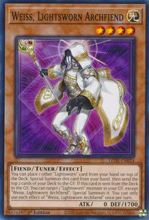Weiss, Lightsworn Archfiend LEDE-EN024