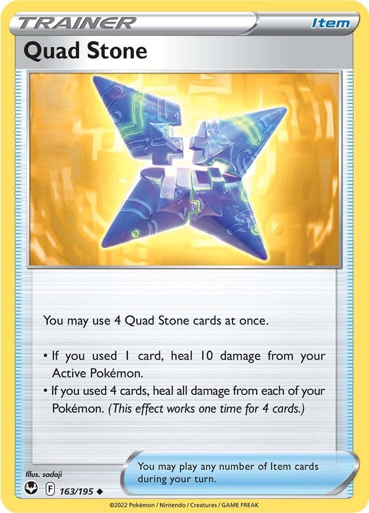 Quad Stone #163 Pokemon Silver Tempest