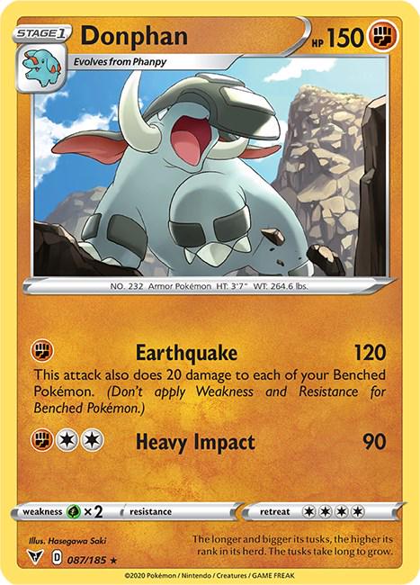 Donphan #87 Pokemon Vivid Voltage