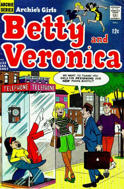 Archie's Girls Betty and Veronica #133 (1967) Comic Books Archie's Girls Betty and Veronica