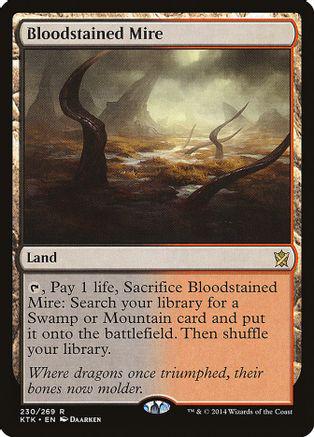 Bloodstained Mire #230 Magic Khans of Tarkir