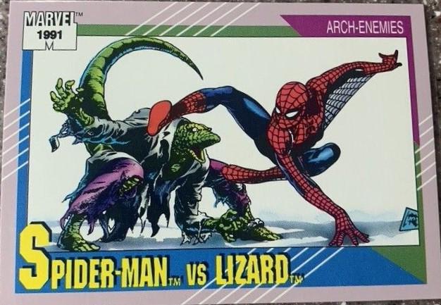 Spider-Man vs. Lizard #112 Marvel 1991 Universe