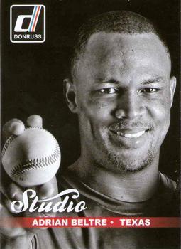 Adrian Beltre #1 Baseball Cards 2014 Donruss Studio