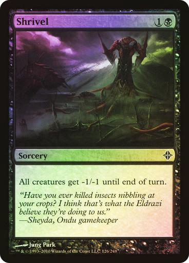 Shrivel [Foil] (Magic Rise of the Eldrazi)