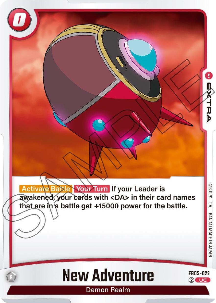 New Adventure FB05-022 Dragon Ball Fusion World New Adventure