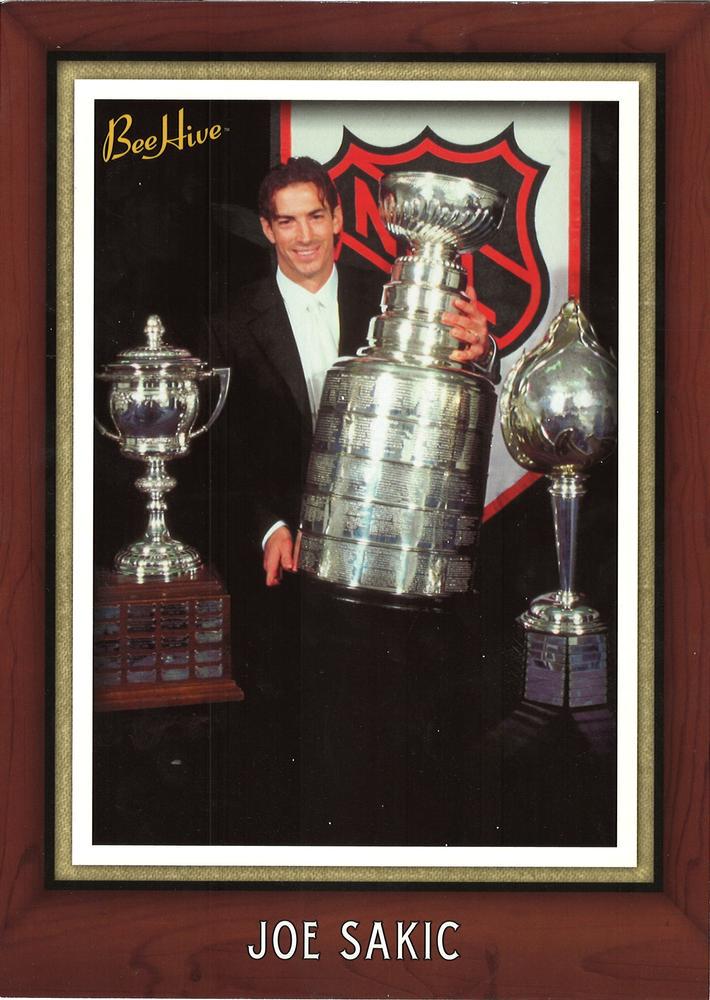 Joe Sakic #75 2006 Upper Deck Bee Hive 5 X 7 Photo Cards Hockey