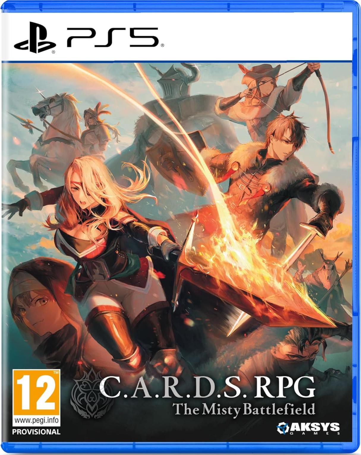 Carátula de C.A.R.D.S. RPG The Misty Battlefield Total Warfare Edition (Import) para PS5 (edición PAL España)