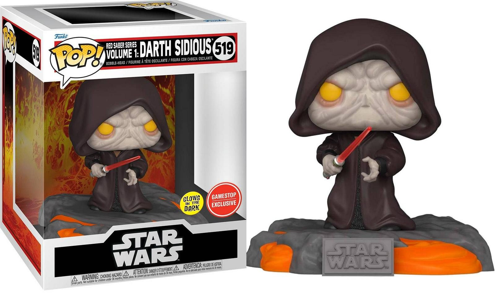 Red Saber Series Volume 1: Darth Sidious #519 Funko POP Star Wars