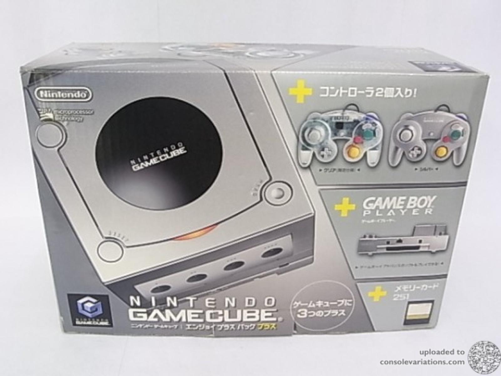 GameCube Enjoy Plus Pak Silver Bundle JP Gamecube
