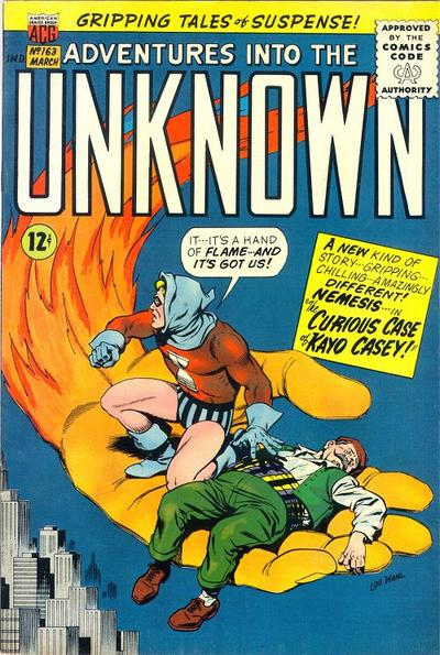 Adventures into the Unknown #163 (1966) Comic Books Adventures into the Unknown